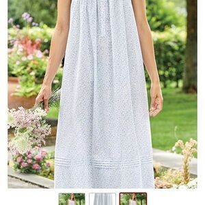Floral Sleeveless Nightgown